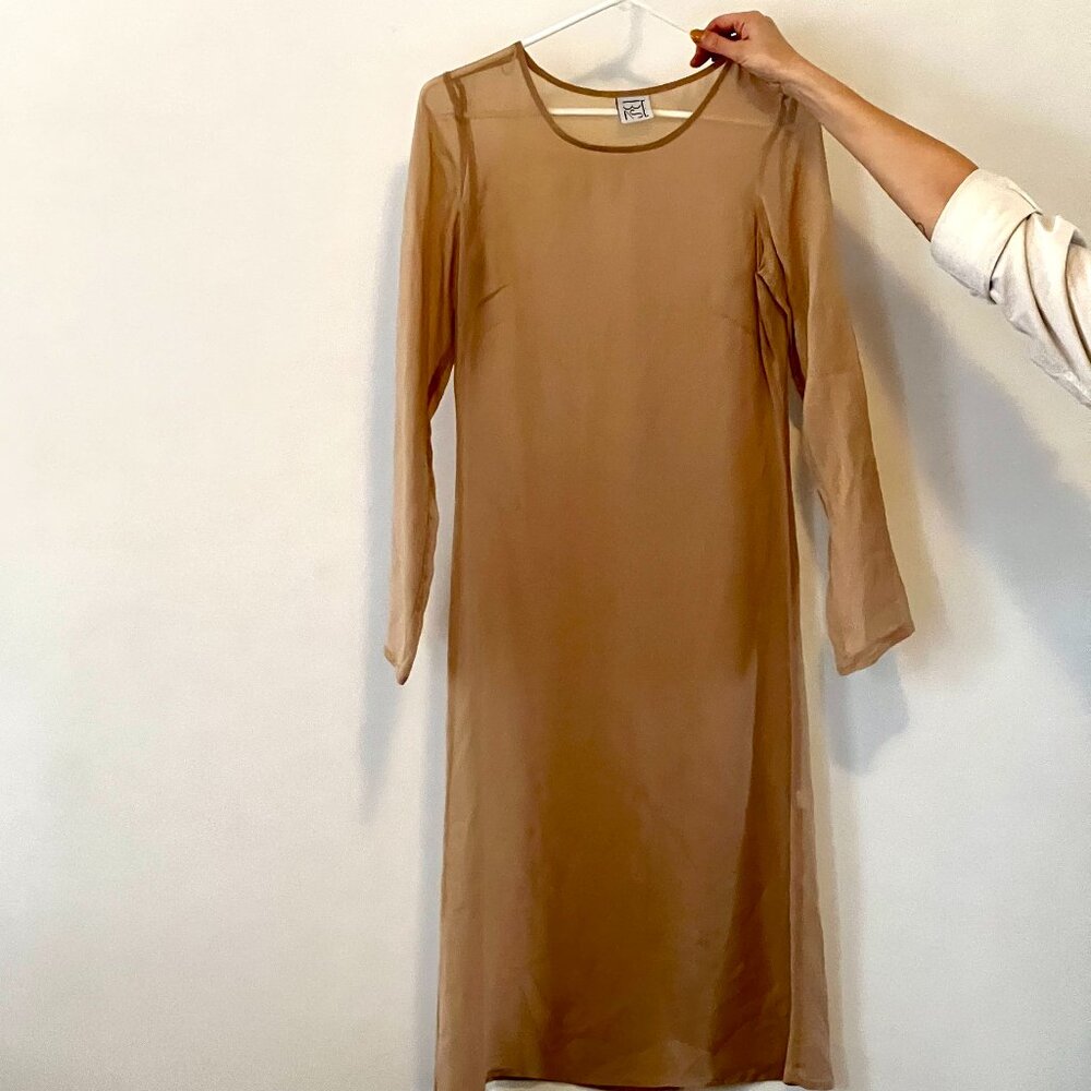 Baserange Sheer Silk Dress